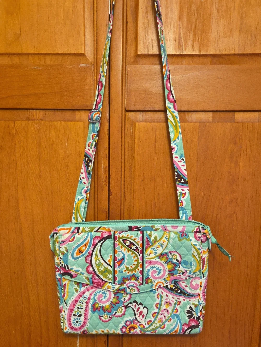 Vera Bradley Crossbody Bag and Wallet - Tutti Frutti Pattern